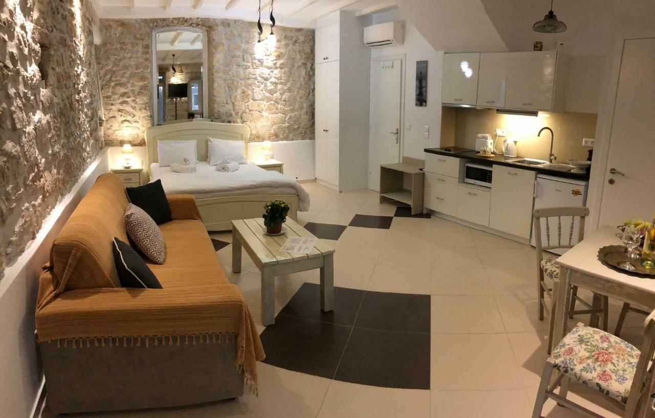 Nj Corfu Liston Apartments Bagian luar foto